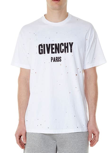 givenchy paris shirt price in india|givenchy t shirt with holes.